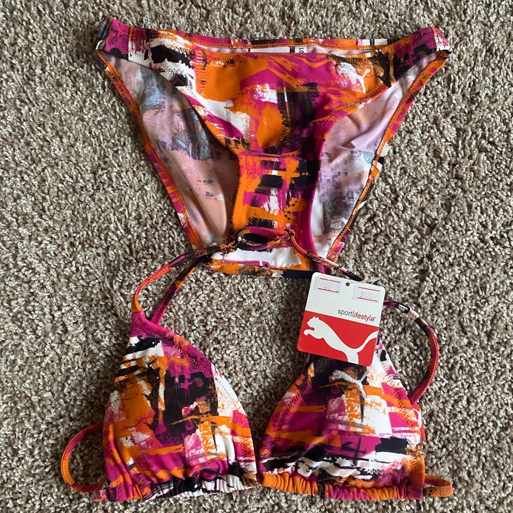 Brand New Puma 2 Piece Bikini Swim Suit
